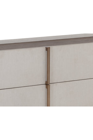 Modern European furniture - Leather-Look 6-Drawer Dresser - www.oroa.com