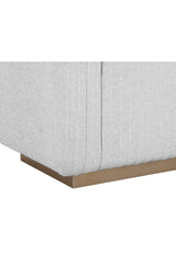 Modern European furniture - Channel-Tufted Fabric Bench - www.oroa.com