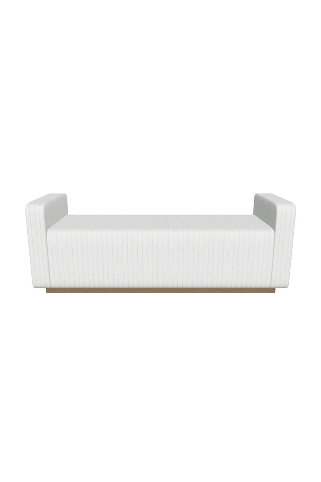 Channel-Tufted Fabric Bench | Splendido Odette | Oroa.com
