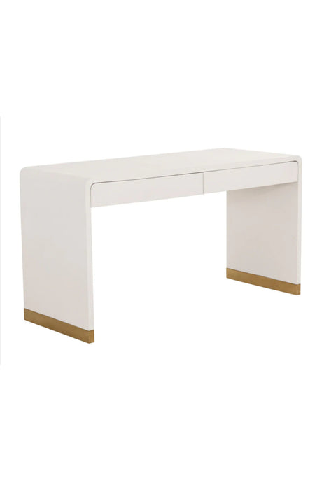 Curved Wood Desk | Splendido Ilona | Oroa.com