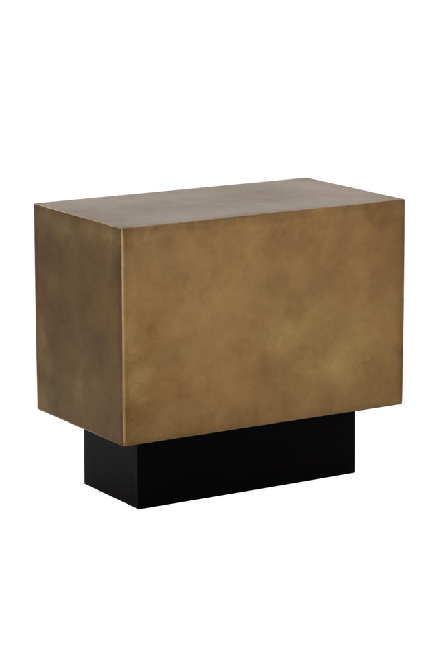 Rectangular Brass Side Table | Splendido Blakely | Oroa.com