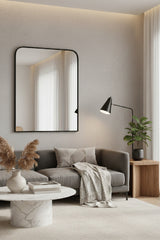 Modern European furniture - Iron Framed Wall Mirror - www.oroa.com