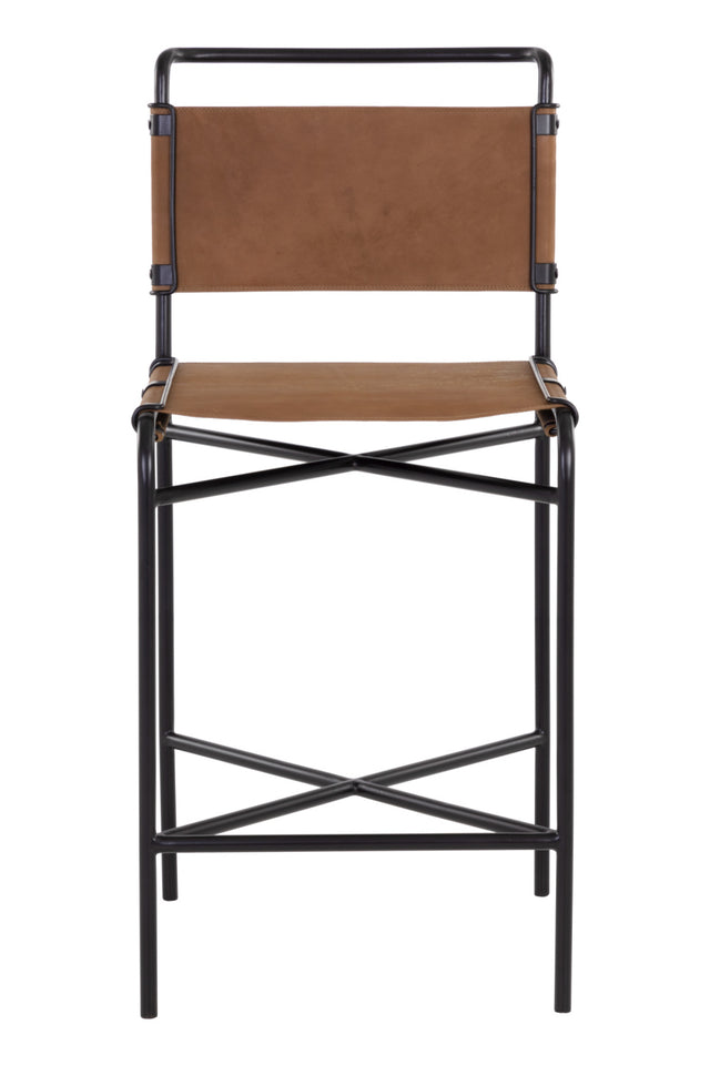 Classic Leather Counter Stool | Splendido Corrigan | Oroa.com
