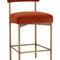 Modern European furniture - Low Back Fabric Counter Stool - www.oroa.com