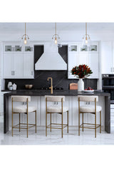 Modern European furniture - Low Back Fabric Counter Stool - www.oroa.com