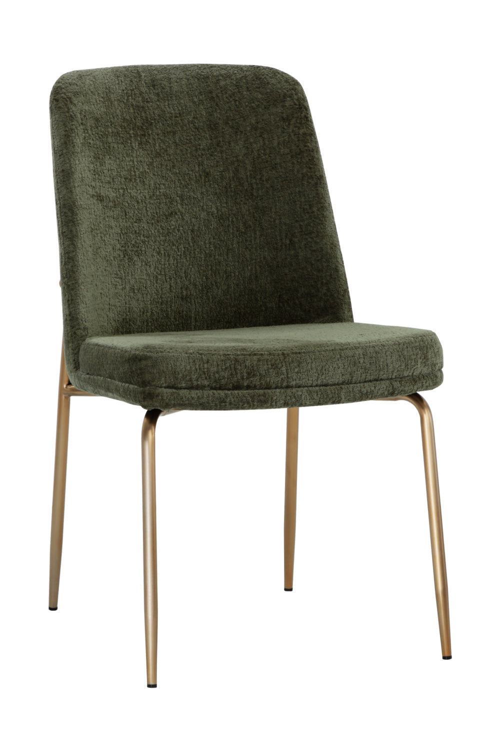 Modern European furniture - Green Fabric Dining Chairs (2) - www.oroa.com