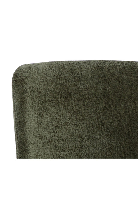 Modern European furniture - Green Fabric Dining Chairs (2) - www.oroa.com