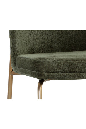 Modern European furniture - Green Fabric Dining Chairs (2) - www.oroa.com