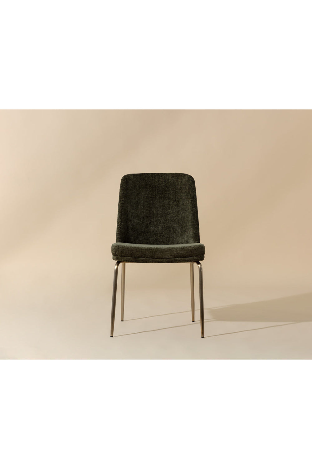 Modern European furniture - Green Fabric Dining Chairs (2) - www.oroa.com