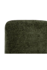 Modern European furniture - Antique Brass Fabric Counter Stool - www.oroa.com