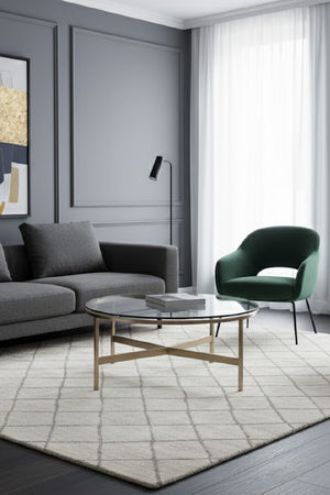 Bronze Framed Glass Coffee Table | Splendido Flato