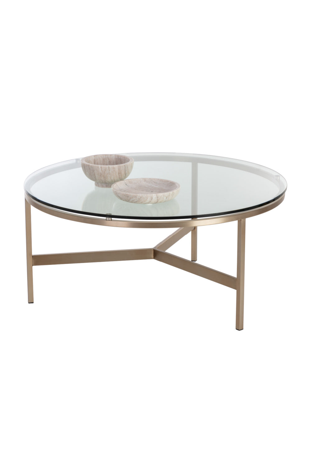 Bronze Framed Glass Coffee Table | Splendido Flato