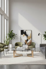 Modern European furniture - Square Glass Coffee Table - www.oroa.com
