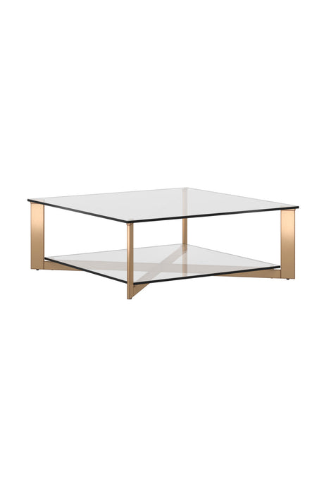 Modern European furniture - Square Glass Coffee Table - www.oroa.com