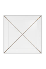 Modern European furniture - Square Glass Coffee Table - www.oroa.com