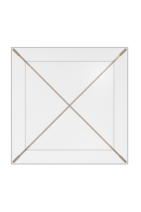 Modern European furniture - Square Glass Coffee Table - www.oroa.com