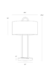 Modern European furniture - Drum Shade Table Lamp - www.oroa.com