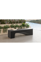 Modern European furniture - Textured Concrete Bench - www.oroa.com