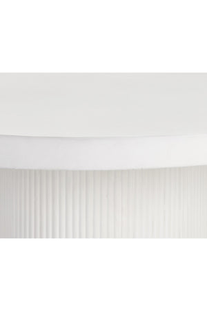 White Concrete Indoor/Outdoor Dining Table | Splendido Nicolette | Oroa.com