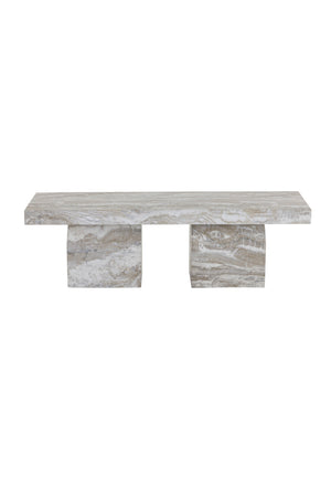   Modern European furniture - Sand Marble Concrete Outdoor Bench - www.oroa.com | Oroa.com