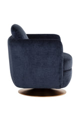 Modern European furniture - Gold Base Swivel Lounge Chair - www.oroa.com