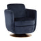 Modern European furniture - Gold Base Swivel Lounge Chair - www.oroa.com