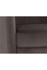 Modern European furniture - Gold Base Swivel Lounge Chair - www.oroa.com