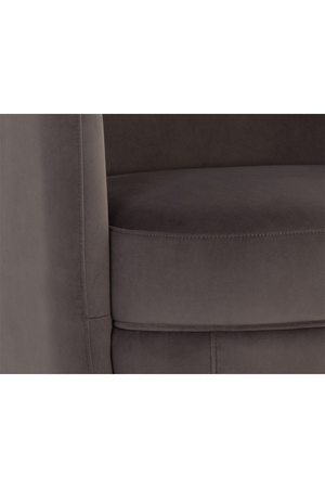 Modern European furniture - Gold Base Swivel Lounge Chair - www.oroa.com