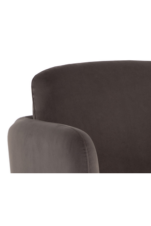 Modern European furniture - Gold Base Swivel Lounge Chair - www.oroa.com