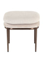 Modern European furniture - Cream Padded Stool - www.oroa.com