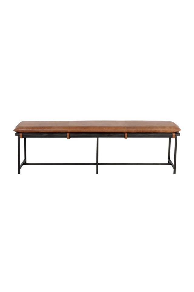 Tan Leather Bench | Splendido Zancor | Oroa.com