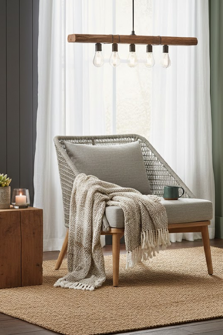 Woven Back Indoor/Outdoor Lounge Chair | Splendido Andria | Oroa.com