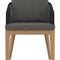 Modern European furniture - Contemporary Indoor/Outdoor Weave & Teak Dining Chair - www.oroa.com