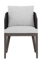 Contemporary Indoor/Outdoor Weave & Teak Dining Chair | Splendido Capri | Oroa.com