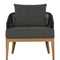 Weave Back Indoor/Outdoor Lounge Chair | Splendido Capri | Oroa.com