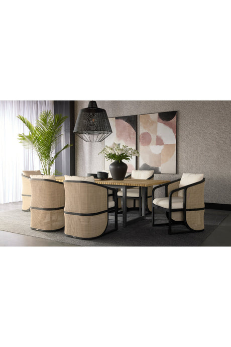 Modern European furniture - Teak Indoor/Outdoor Extendable Dining Table  - www.oroa.com