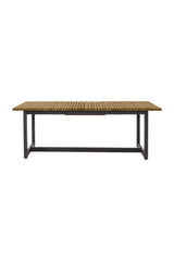 Modern European furniture - Teak Indoor/Outdoor Extendable Dining Table  - www.oroa.com