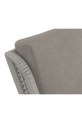 Modern European furniture - Contemporary Indoor/Outdoor Teak & Woven Dining Chair - www.oroa.com