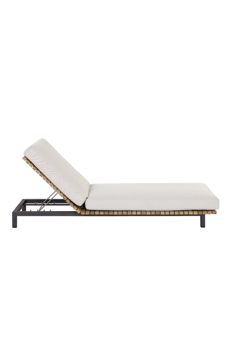 Modern European furniture - Natural Teak Sun Indoor/Outdoor Lounger - www.oroa.com