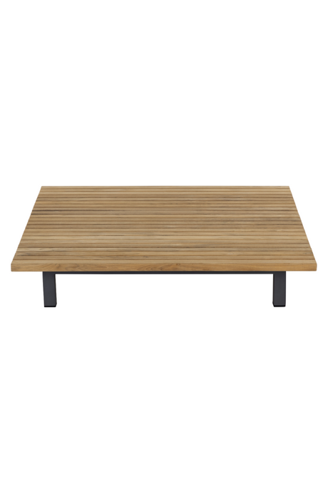 Modern European furniture - Slatted Teak Indoor/Outdoor Coffee Table - www.oroa.com
