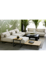 Modern European furniture - Slatted Teak Indoor/Outdoor Coffee Table - www.oroa.com