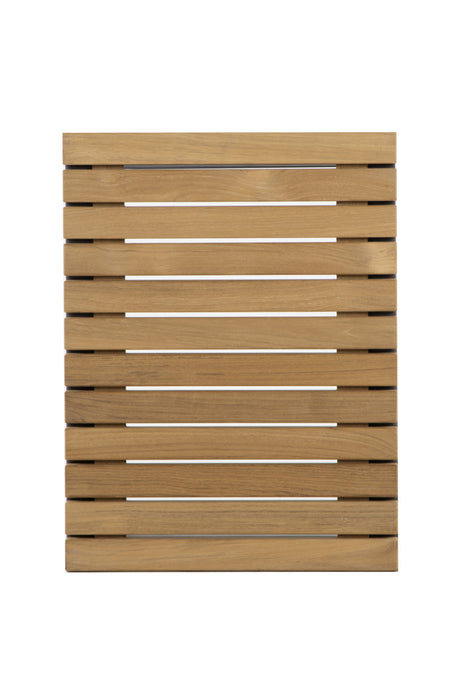 Modern European furniture - C-Shaped Teak Indoor/Outdoor End Table - www.oroa.com
