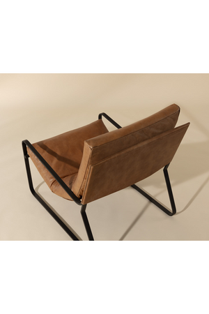 Scooped Leather Lounge Chair | Splendido Zancor