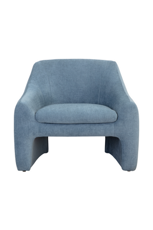 Mid-Century Blue Lounge Chair | Splendido Sterling