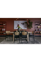 Modern European furniture - Black Perforated Metal 3-Door Sideboard - www.oroa.com