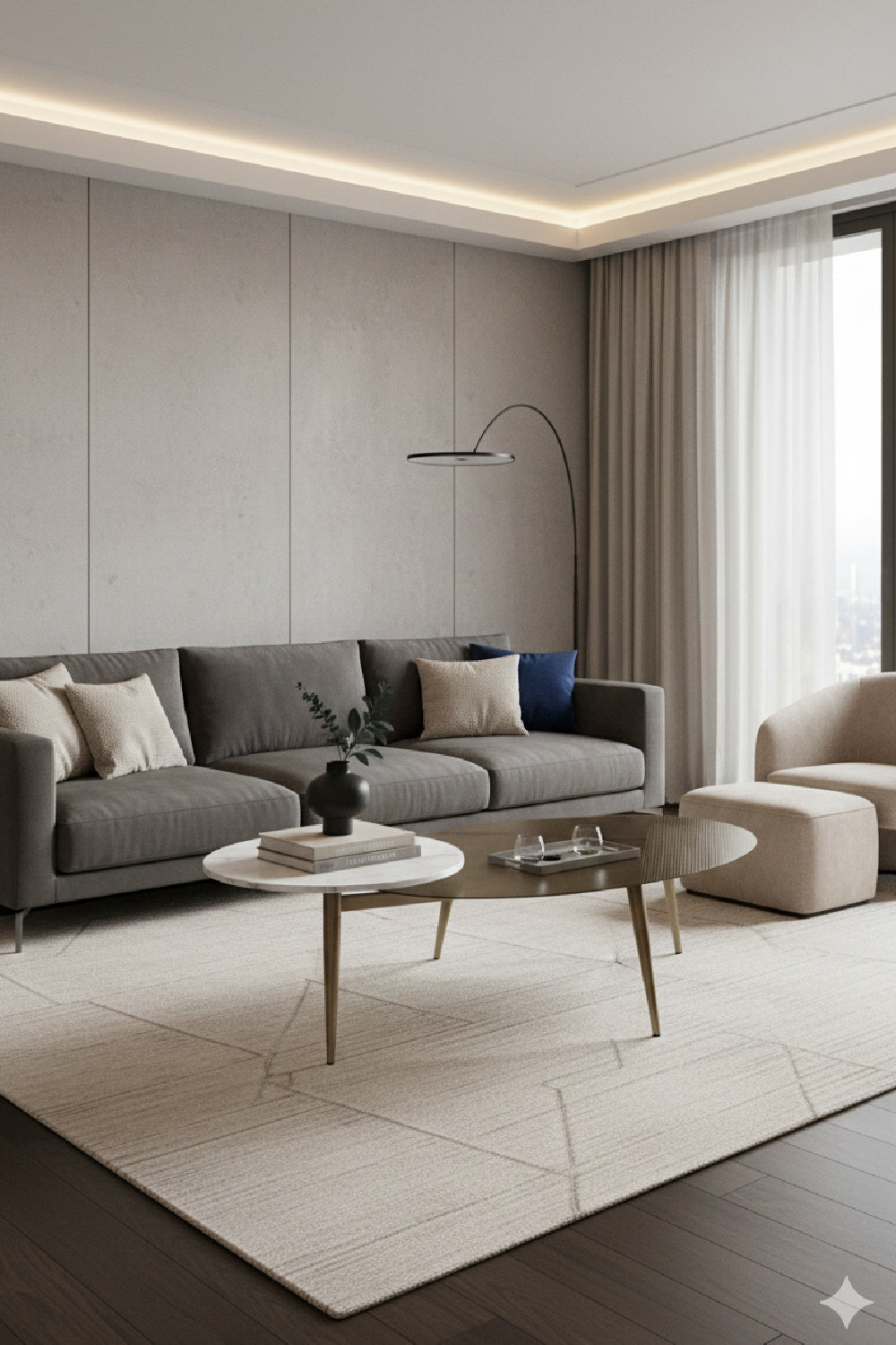 Oval Antique Brass Coffee Table | Splendido Tuner | Oroa.com