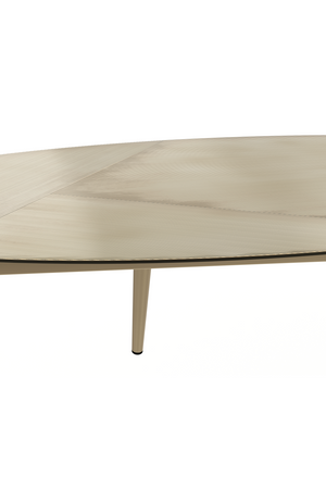 Oval Antique Brass Coffee Table | Splendido Tuner | Oroa.com