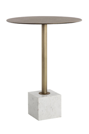 Marble Round Bar Table | Splendido Kata | Oroa.com