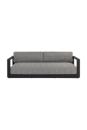 Modern European furniture - Gray Padded Outdoor Sofa - www.oroa.com