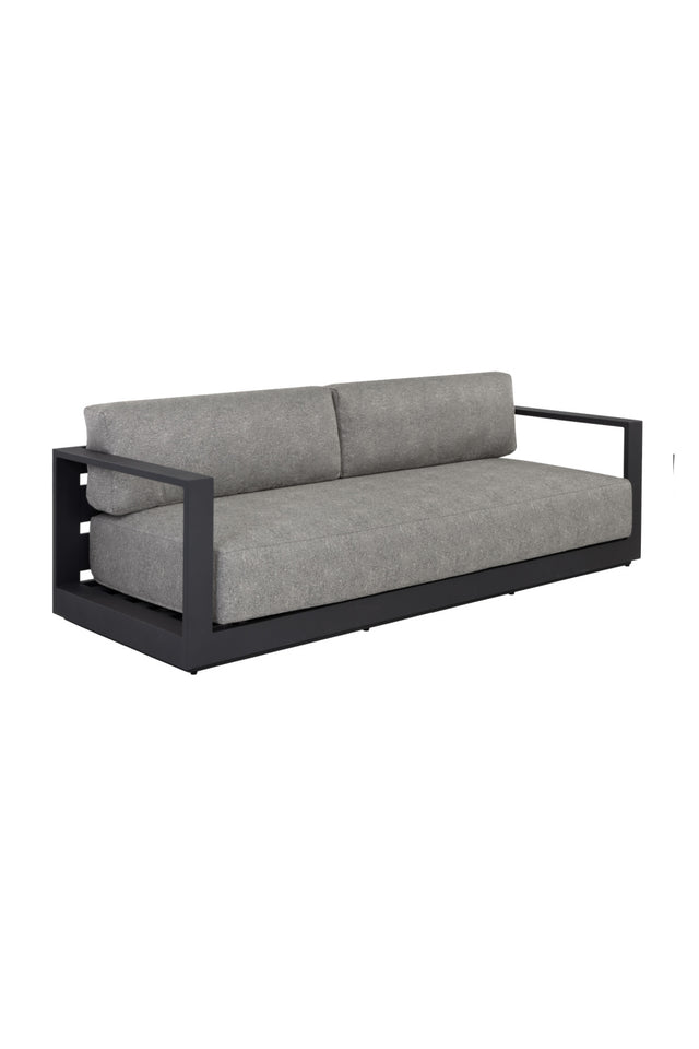 Modern European furniture - Gray Padded Outdoor Sofa - www.oroa.com
